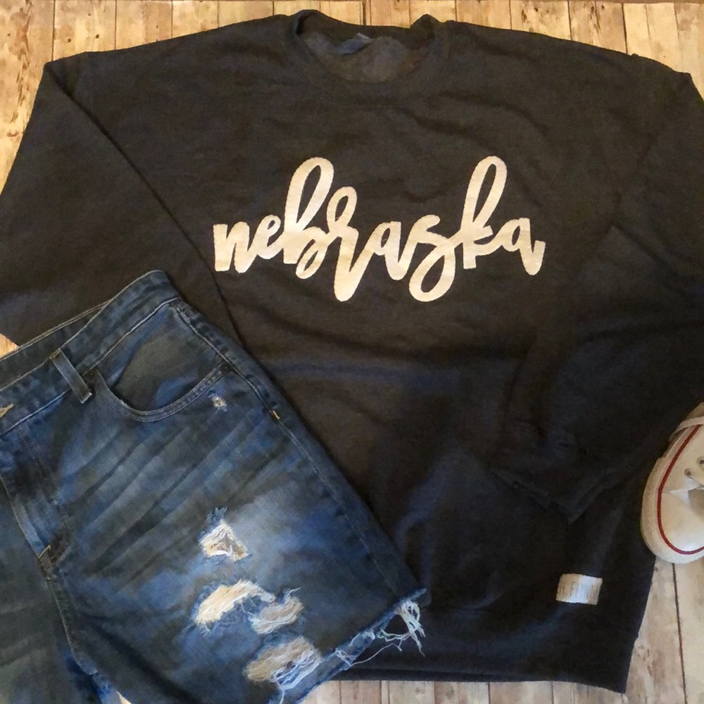 Nebraska sweatshirt NWOT Large